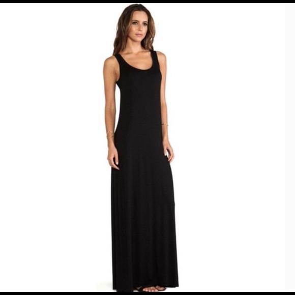 Michael Stars Dresses & Skirts - Michael Stars Black Spaghetti Straps Maxi Dress